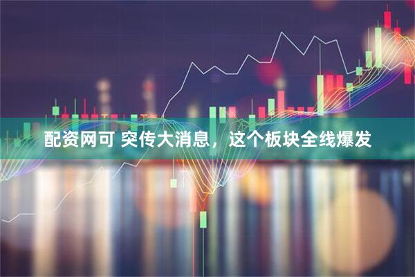 配资网可 突传大消息，这个板块全线爆发